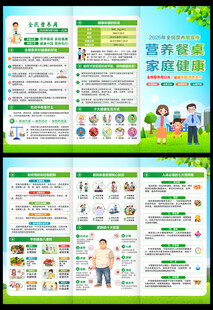 2026全民营养周三折页