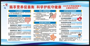 世界肠道健康日宣传栏