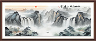 大厅山水画