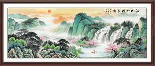 国画山水风景装饰画