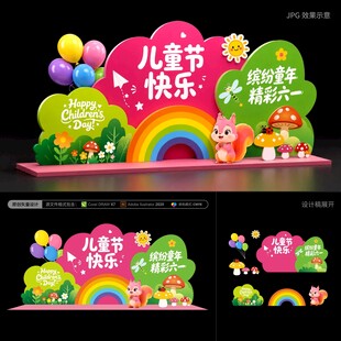 儿童节美陈