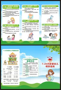 7至24月龄婴幼儿喂养指南折页