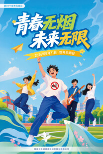 2026年世界无烟日宣传图片