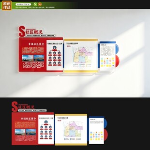 社区概况文化墙