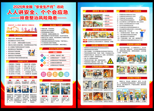 2026年全国安全生产月宣传单