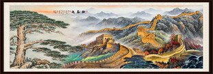 迎客松国画