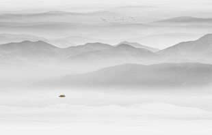 山水水墨画