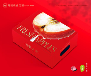 苹果包装 红富士礼盒