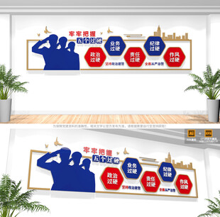 公安五个过硬文化墙