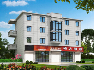 多层商业住宅楼外观