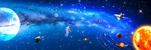 宇宙星空太阳系