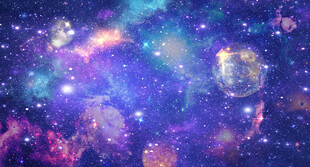 蓝色星空软膜天花吊顶