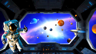 3D星空壁画