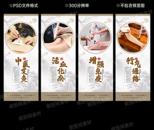艾灸文化展板
