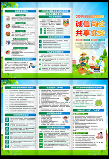 2026食品安全三折页