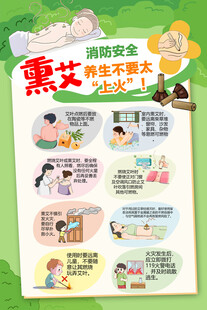 熏艾消防安全 养生不要太上火 