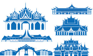 西双版纳地标大佛寺总佛寺