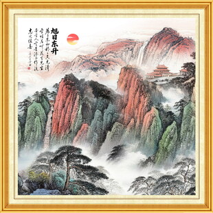 泰山风景画