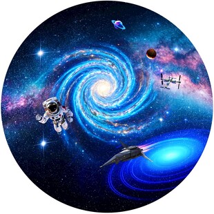 圆形星空