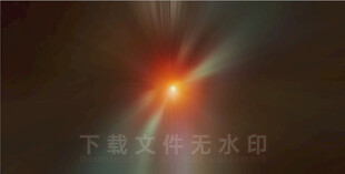 炫彩光线星空背景