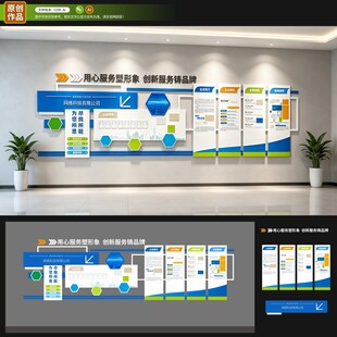 网络科技公司文化墙