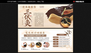 三伏灸体验券