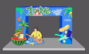 夏日商场美陈