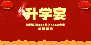 升学宴庆典海报