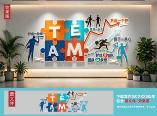 团队协作文化墙