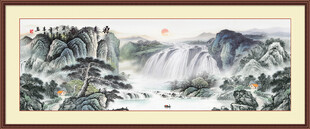 源远流长山水国画