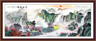 国画山水装饰画