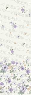 紫色花卉背景图