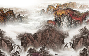 中式 现代高清山水 