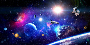太空星球宇宙背景