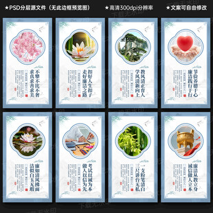 校园廉洁文化展板