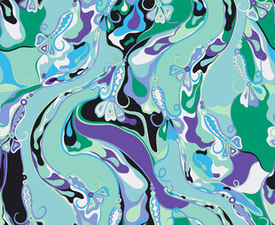 梦幻流体艺术图案