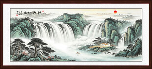 客厅山水画