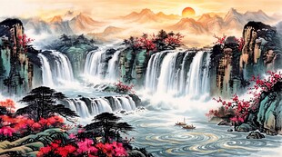 国画山水