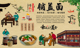 铺盖面