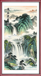 竖幅国画
