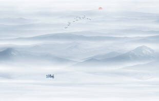 水墨山水画