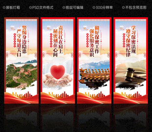 保密海报