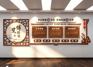 图书馆室文化墙