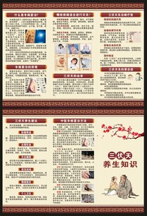 中医三伏天三折页