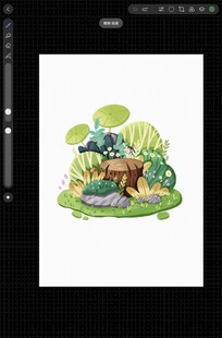 森林中的奇幻动物场景