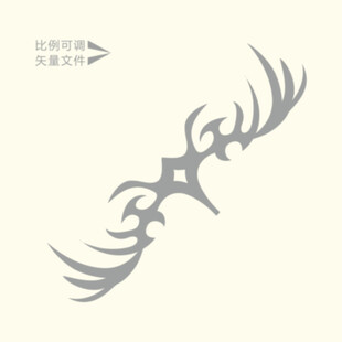 鹿角矢量