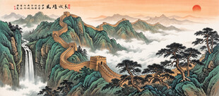 万里长城装饰画