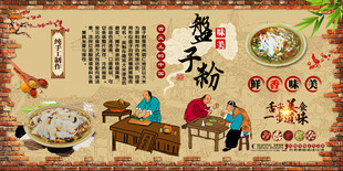 盘子粉背景墙
