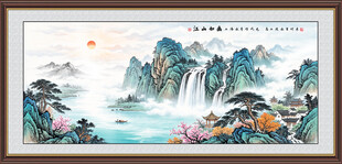新中式山水画