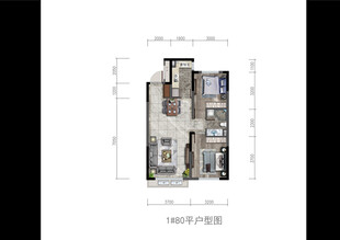现代住宅平面图展示